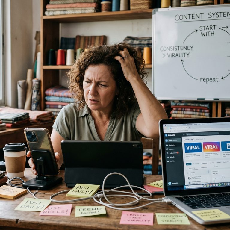 Why Business Owners Get Overwhelmed by Social Media and How to Start Consistently