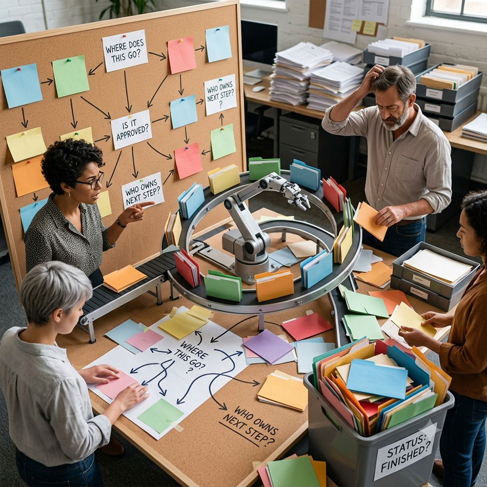 Small business workflow automation system using AI agents